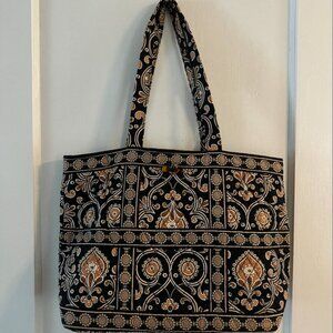 Vera Bradley Cafe Latte Tote Bag